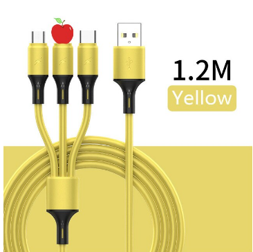 Multi-Connector USB Cable – 3-in-1 Charging Solution
