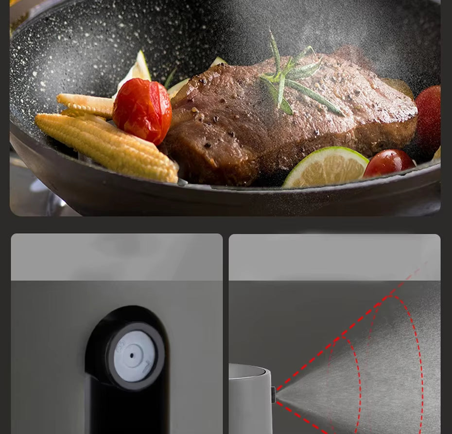 250ml Cooking Dispenser and Air Fryer Glass Olive Oil Sprayer