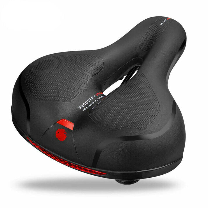 Gel-Padded Bicycle Seat with Shock Absorption Features