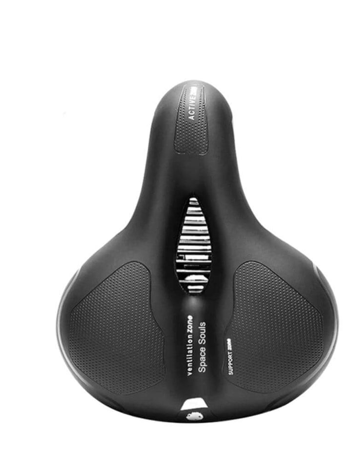 Gel-Padded Bicycle Seat with Shock Absorption Features