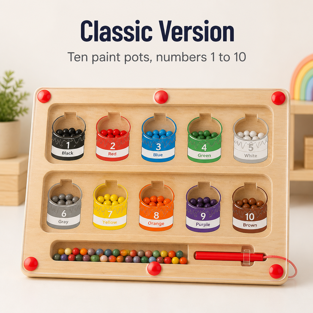 Brillomaze™ — Spark Confidence and Joy as Your Child Masters Colors and Numbers with Ease