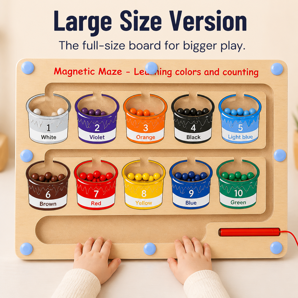 Brillomaze™ — Spark Confidence and Joy as Your Child Masters Colors and Numbers with Ease