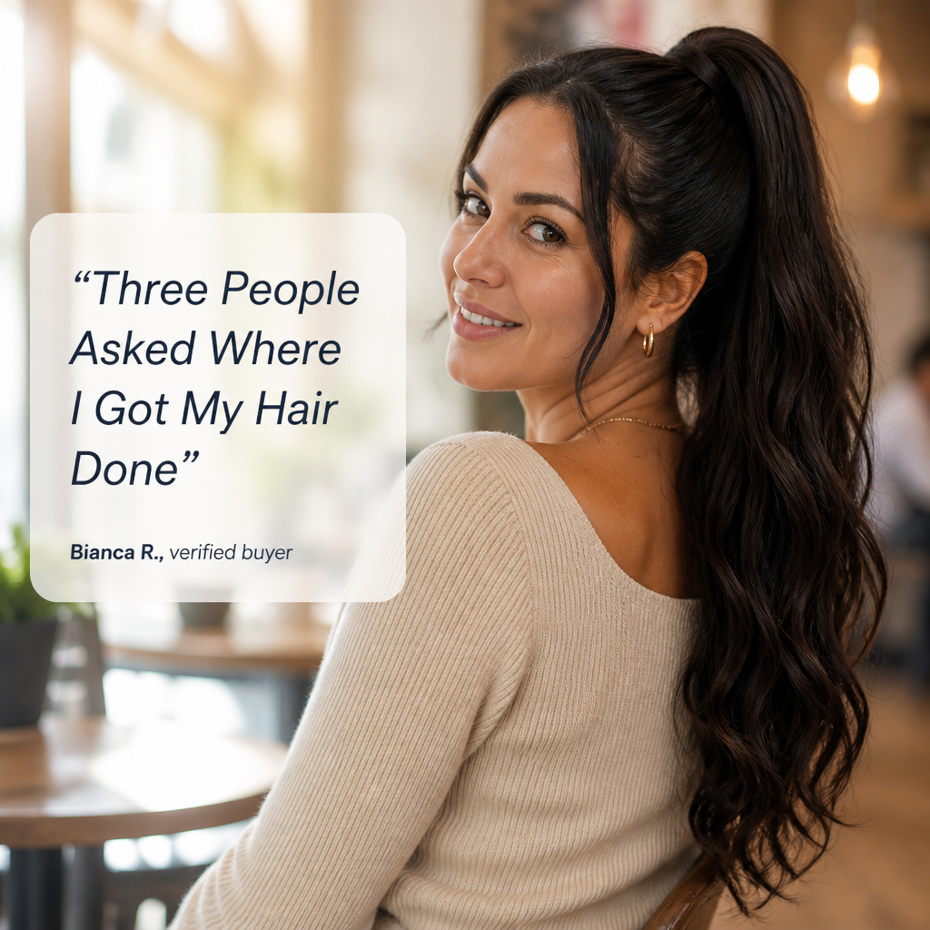 LushLift™ — Wrap On a Fuller, Longer Ponytail Nobody Can Tell Isn't Yours