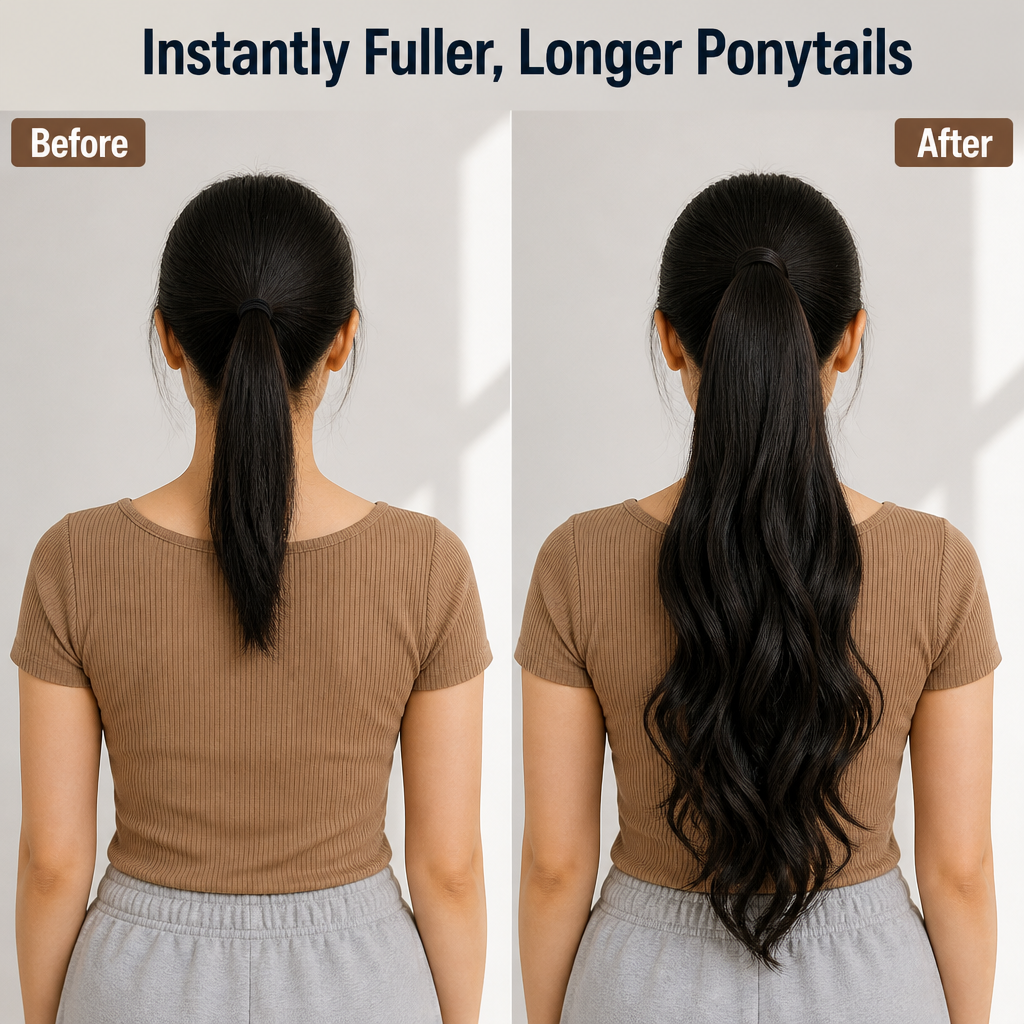 LushLift™ — Wrap On a Fuller, Longer Ponytail Nobody Can Tell Isn't Yours