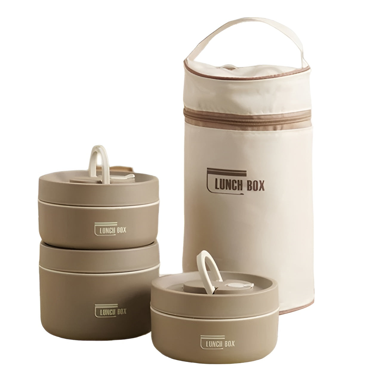 Smart Lunch Carrier with Layered Sections & Spill-Resistant Design | Comes with Stylish Tote