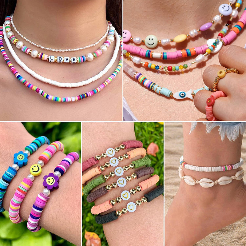 Bead and Charm Craft Set with 5520 Beads and 550 Charms