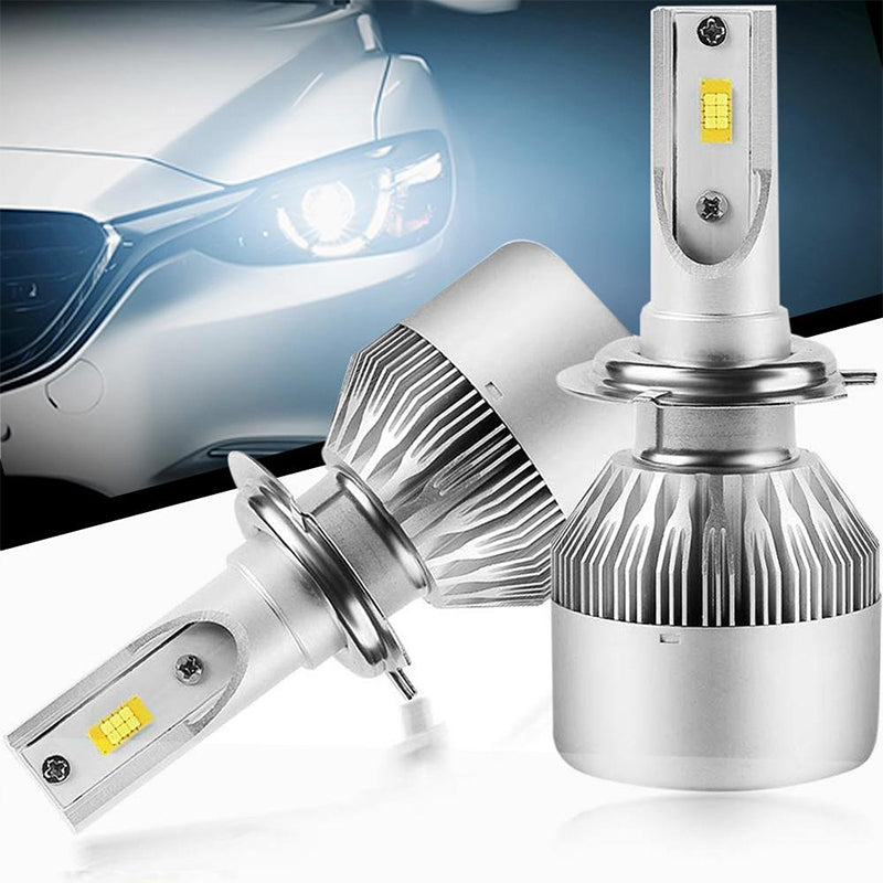Car Headlight Bulbs - H7, H4, H1, H11 with COB LED Technology