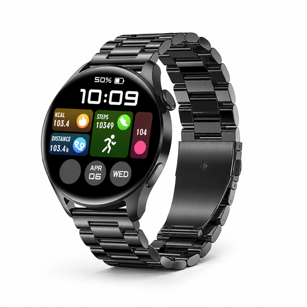 1.53-Inch HD Touchscreen Fitness Smart Watch (Bluetooth 5.3)