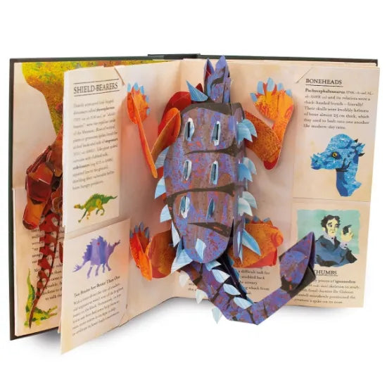 Hardcover 3D Dinosaur Book Featuring Sea Creatures and Learning Facts