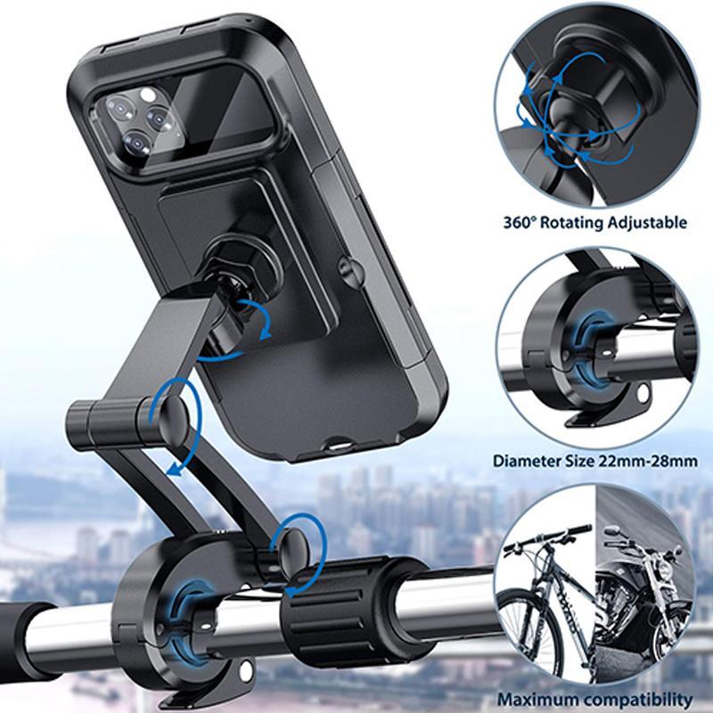 Wireless Charging Bicycle Phone Mount – Waterproof Design