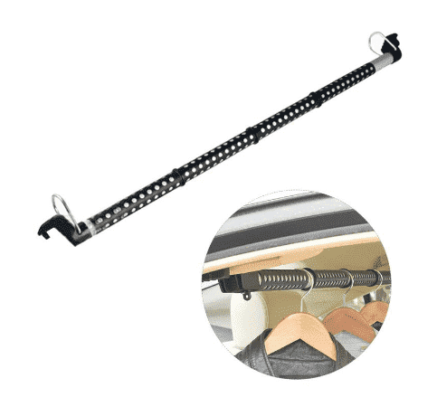 Expandable Clothing Rack for Cars | Telescopic Hanger Bar for Travel