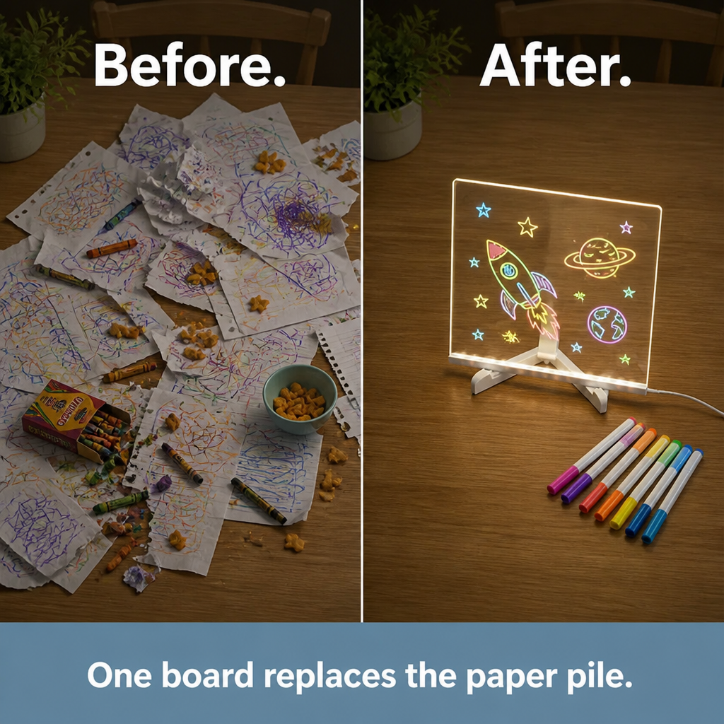 LumaCraft™ — Swap Screen Time For Radiant Doodles That Erase Instantly