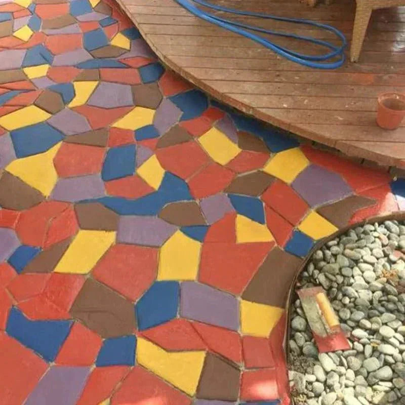 DIY Stepping Stone Mold for Creating Custom Concrete Paths