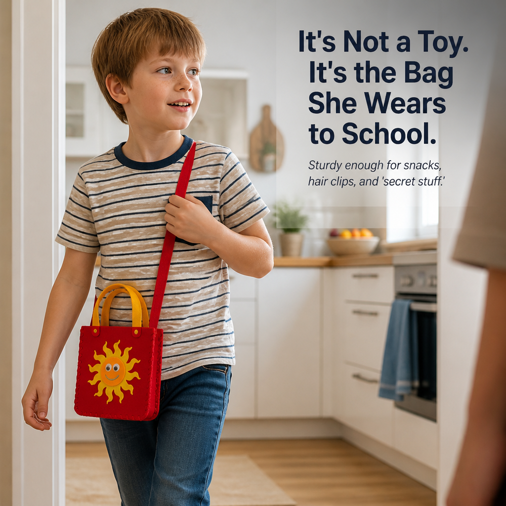 Weavy™ — Swap Screen Time for a Felt Bag Your Kid Crafts Themselves