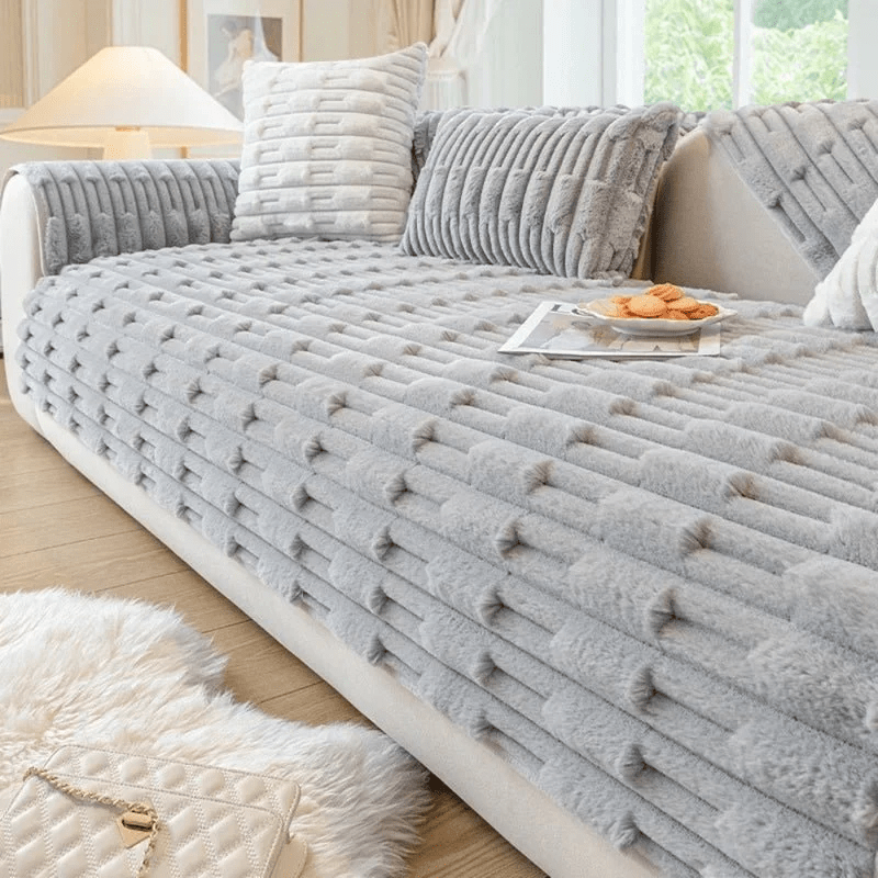 CozyAura™ Velvet Sofa Wrap — Wrap Your Sofa in Irresistible Warmth and Lasting Protection