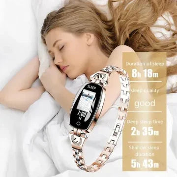 Smart Fitness Tracker with Heart Rate and Blood Pressure Monitor for Women