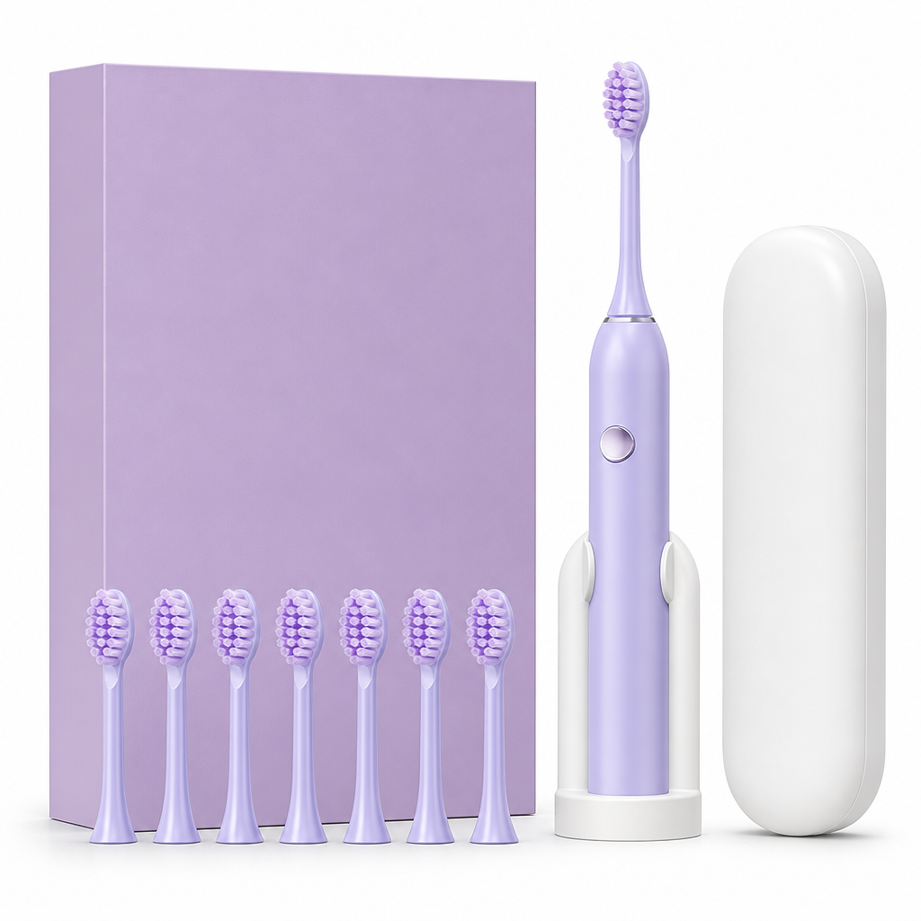 USB-Rechargeable 5-Mode Soft-Bristle Electric Toothbrush