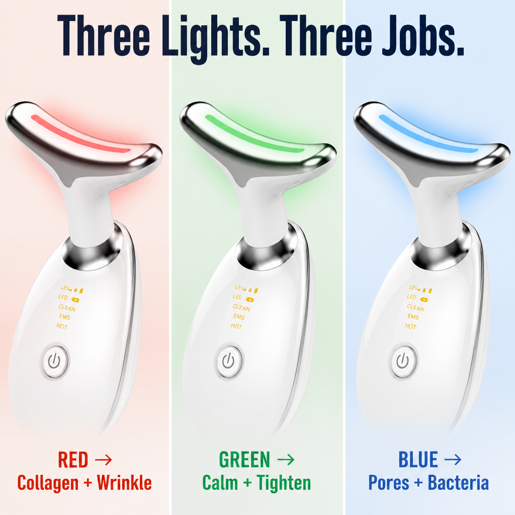 RadiVive™ — Smooth Tech-Neck Wrinkles and Lift Sagging Jawlines in 10 Minutes Daily
