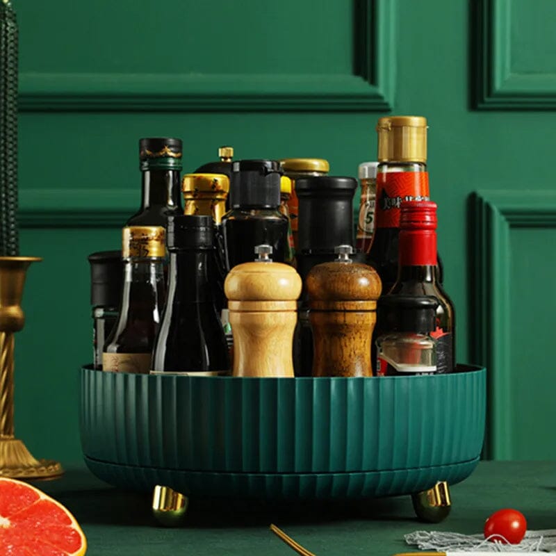 360° Swivel Spice Organizer with Rotating Design