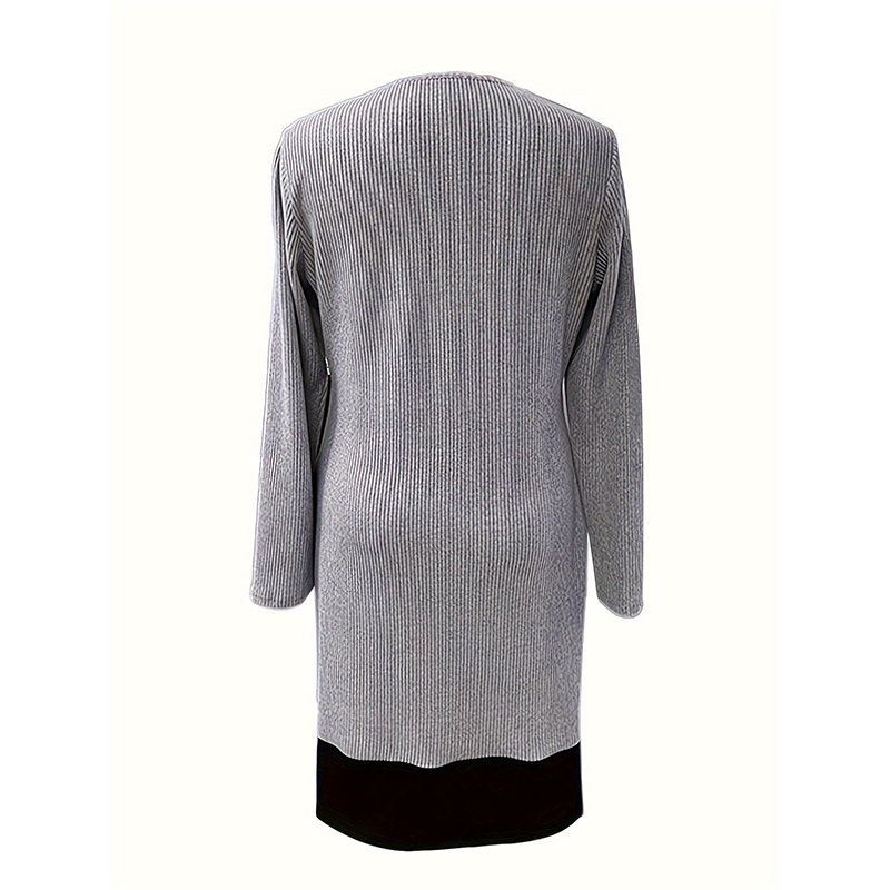 A-line Dress for Women Featuring Faux Leather Straps