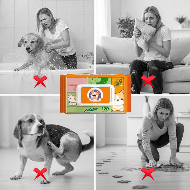 Waterless Antibacterial Gloves for Animal Care