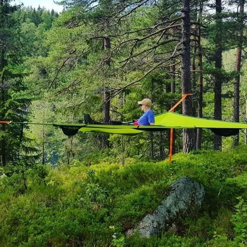 Spacious Triangle Hammock for Group Use