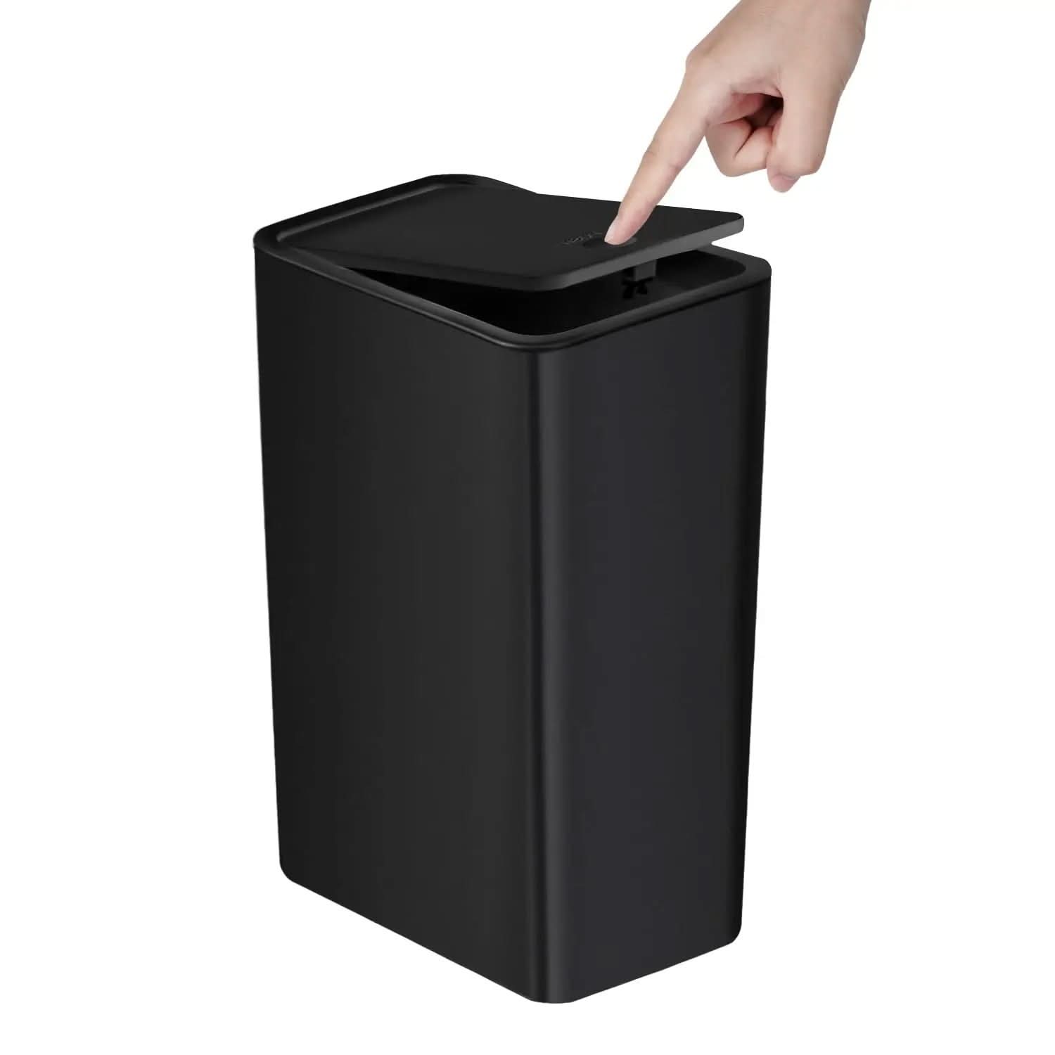 Slim Top Trash Bin 10L - Space-Saving Design