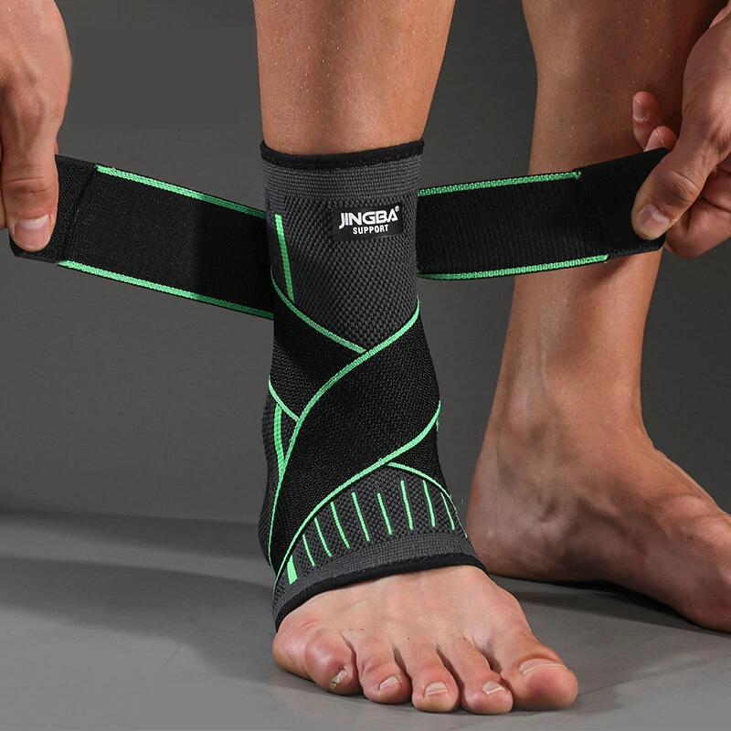 Adjustable Velcro Closure Compression Ankle Support Brace