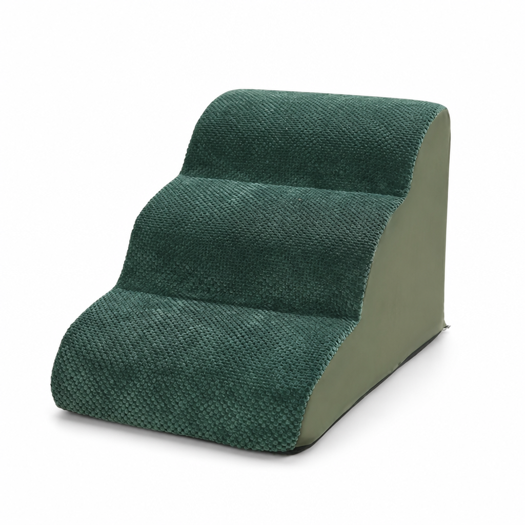 Orthopedic Non-Slip High-Density Foam Pet Stairs (Removable Washable Cover)