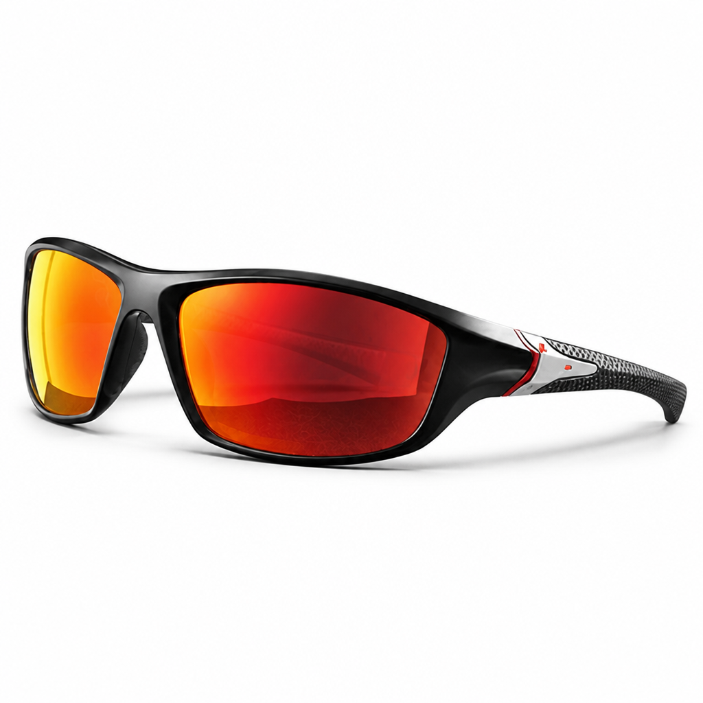 Polarized UV400 Rubber-Grip Wrap Sunglasses