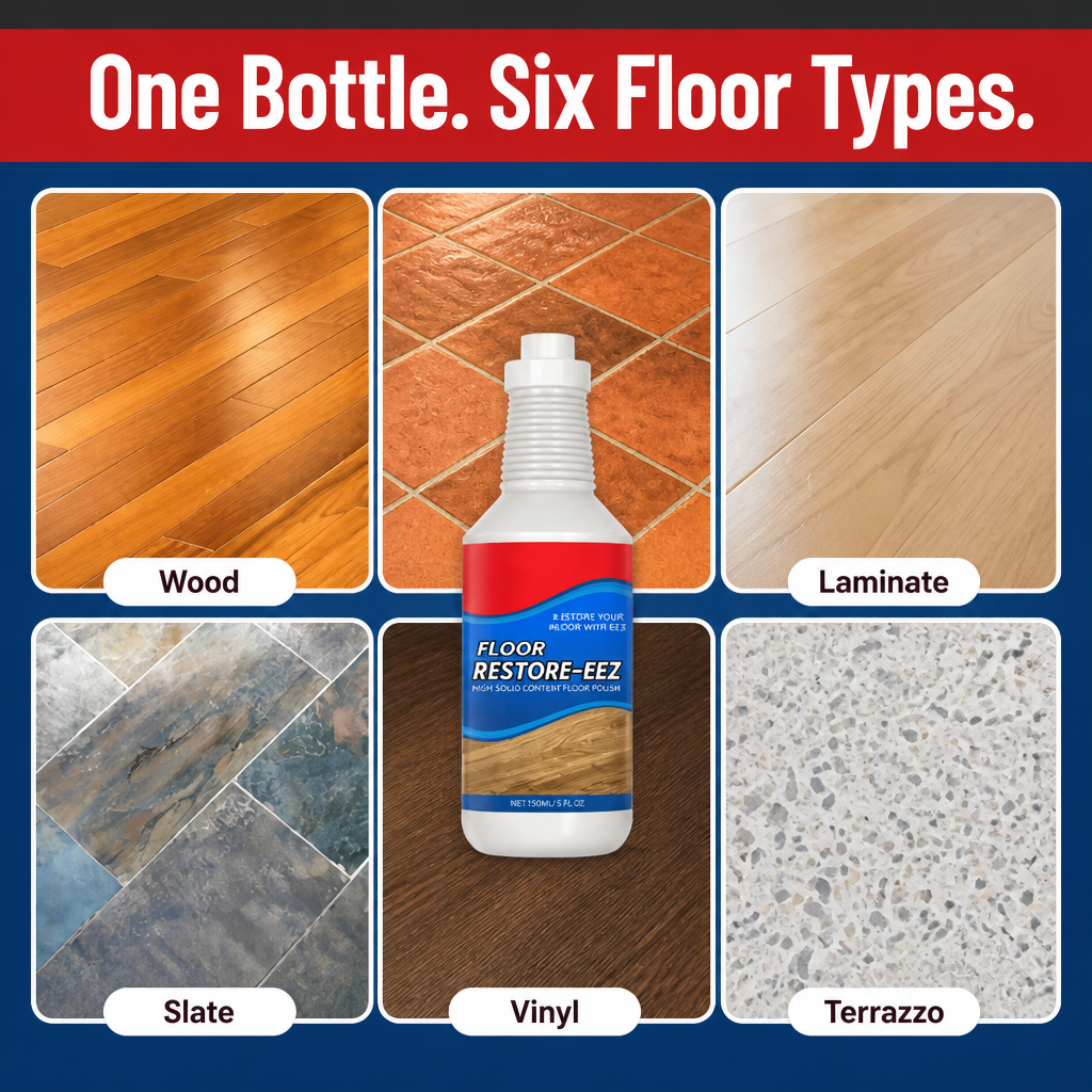 LustroLuxe™ — Revive Dull, Scratched Floors with Just One Coat