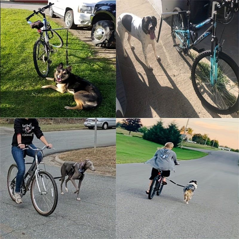 Shock Absorbing Dog Leash for Biking