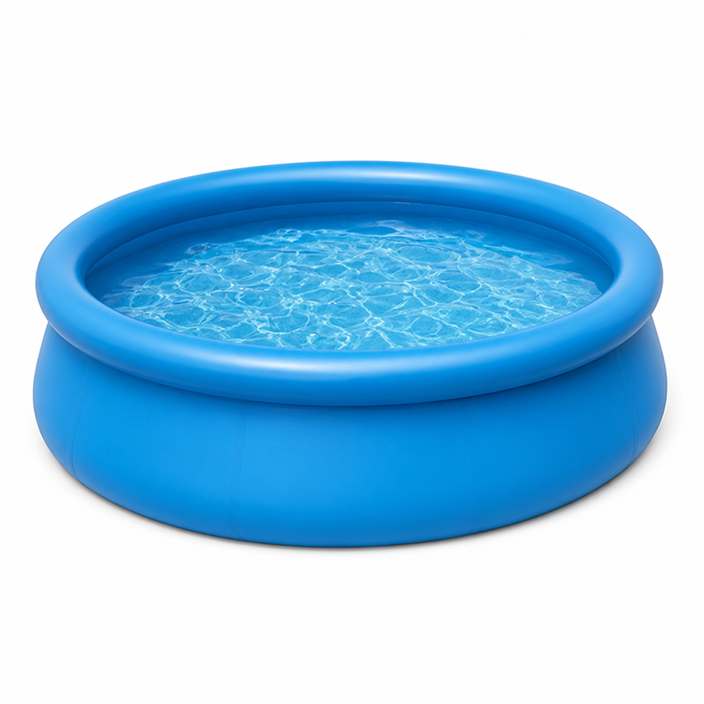 Quick-Setup Inflatable Rim & Filter Pump Family Pool