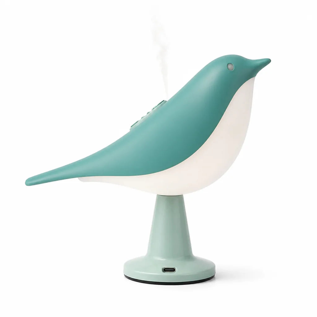 USB-C Rechargeable Bird Design Aroma Diffuser Table Lamp