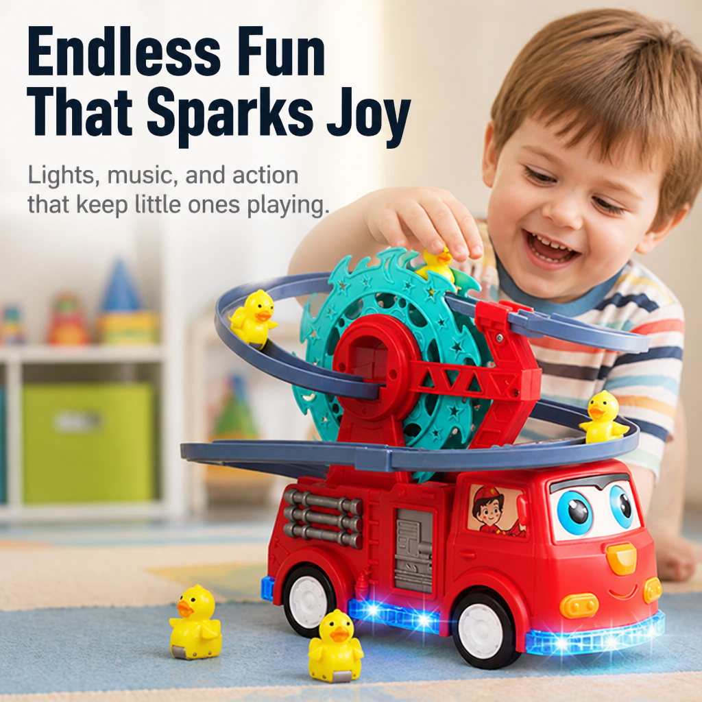 QuackSpark™ Slide Racer — Endless Sensory Fun That Plants Smiles and Boosts Growing Minds