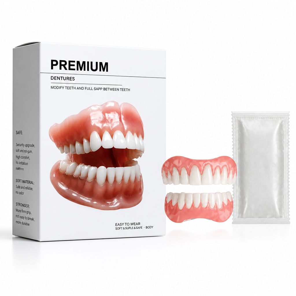 Boil-And-Bite Medical-Grade Denture Set (Upper & Lower)