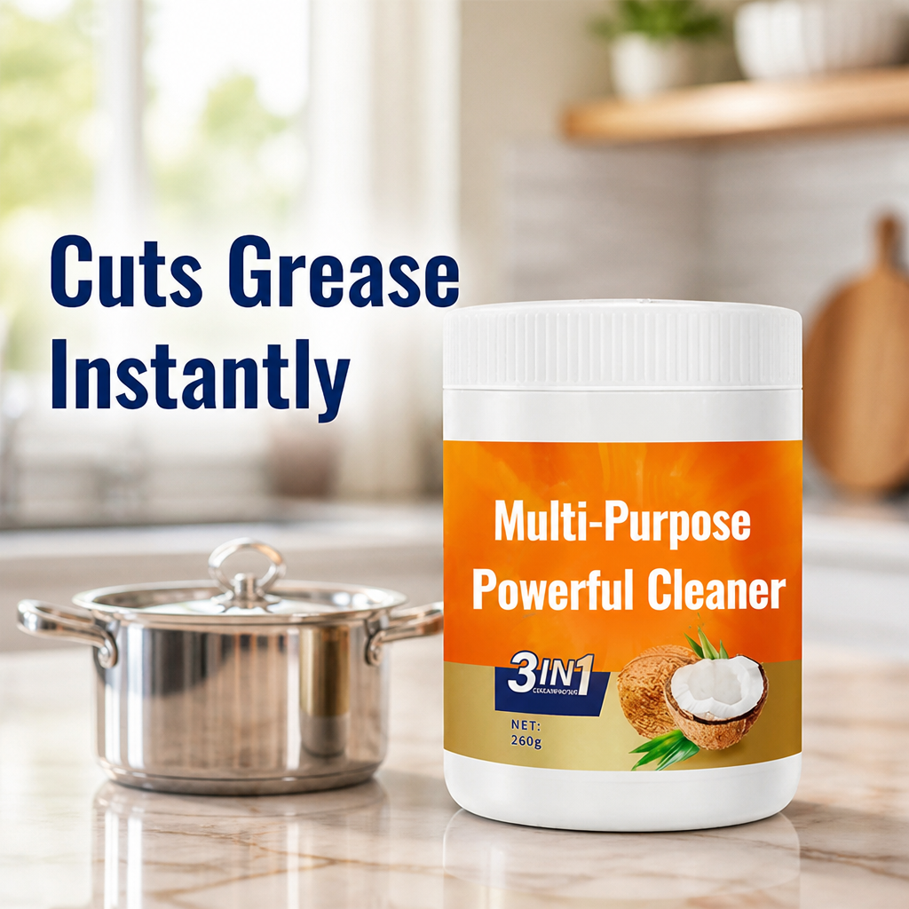 GreaseBeGone™ — Effortless Sparkle and Safety for Your Whole Kitchen
