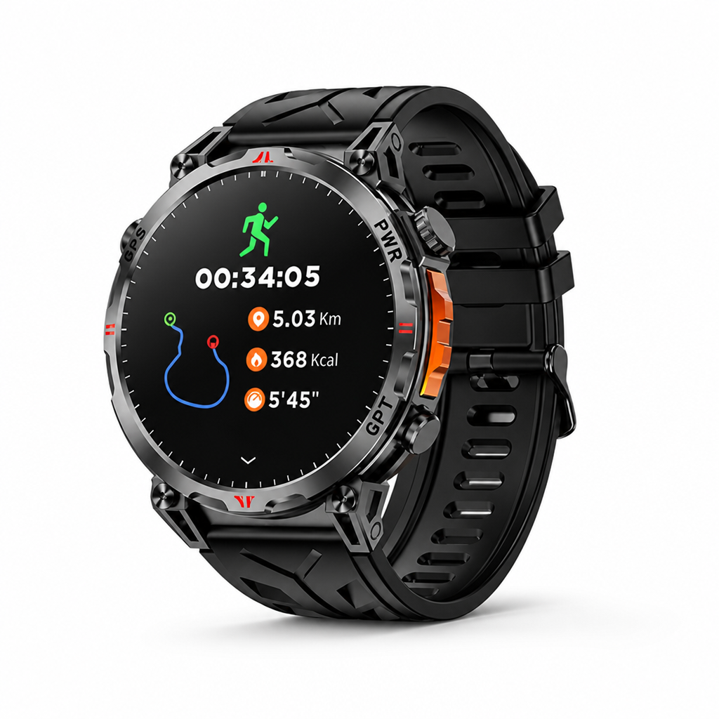 1.43-Inch AMOLED GPS Smartwatch
