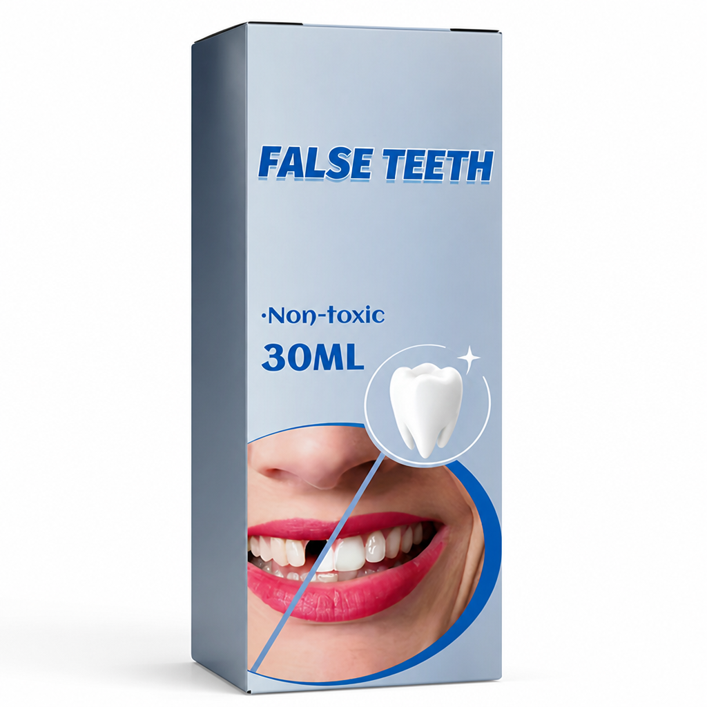 Adjustable Reusable DIY Fake Teeth Kit (Includes Adhesive & Tweezers)