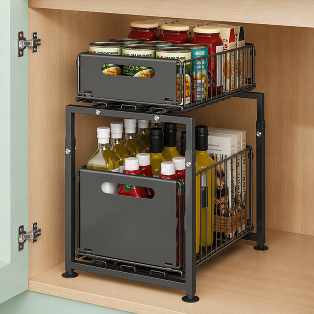 SpaceMaster™ — Instantly Transform Chaos Into Calm with Effortless, Adjustable Storage