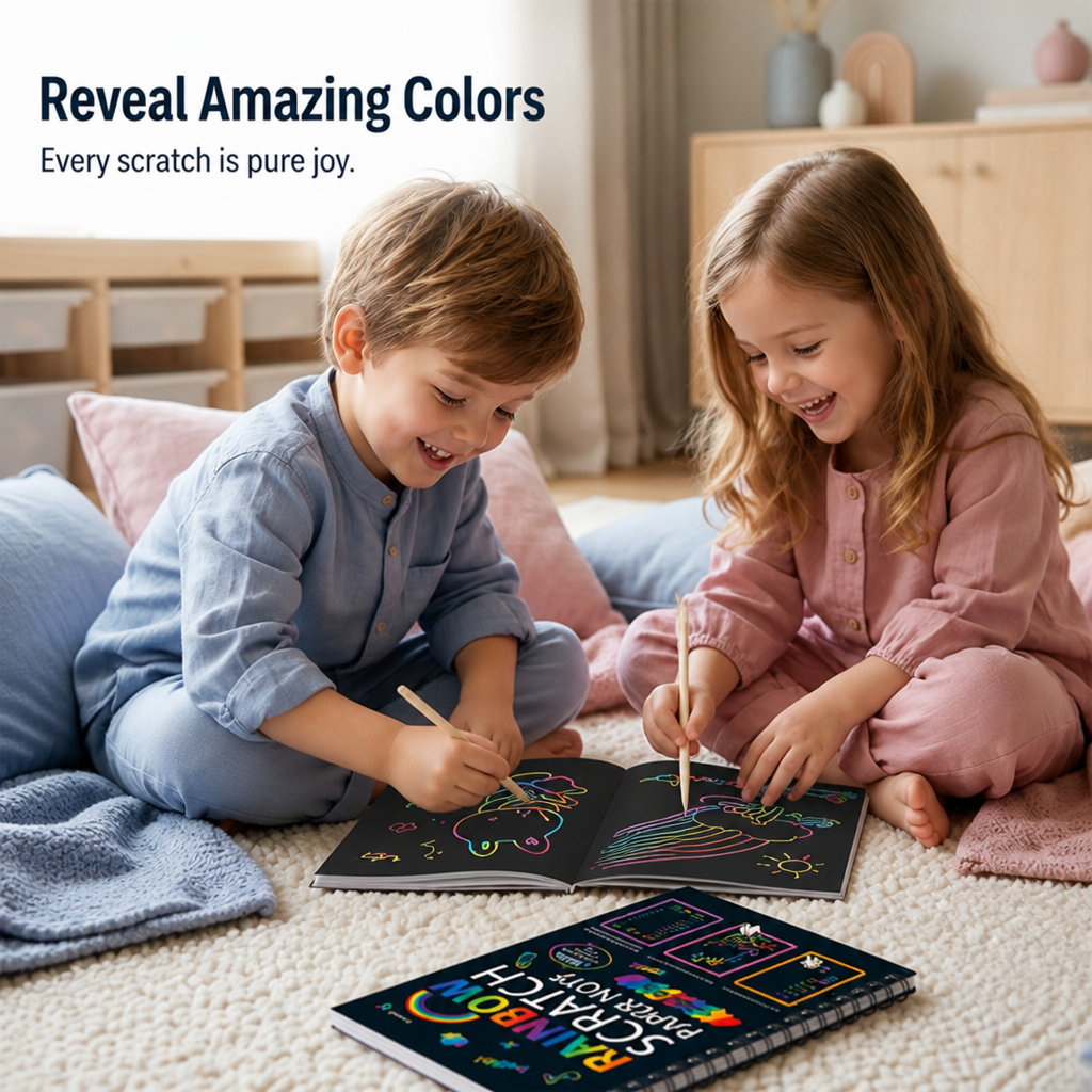 ChromaticBurst™ — Ignite Joy and Focus with Every Colorful Scratch