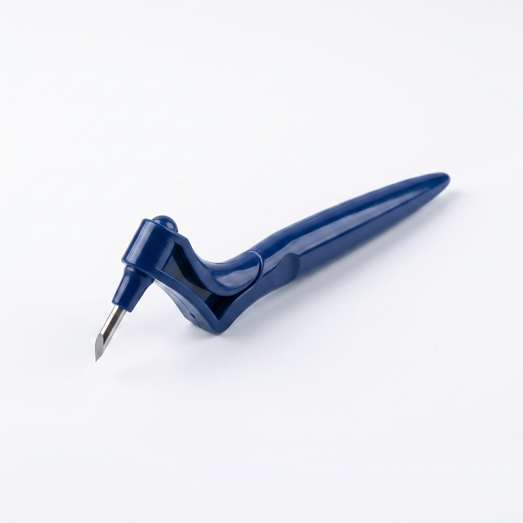 360-Degree Rotating Stainless Steel Paper Cutter Pen
