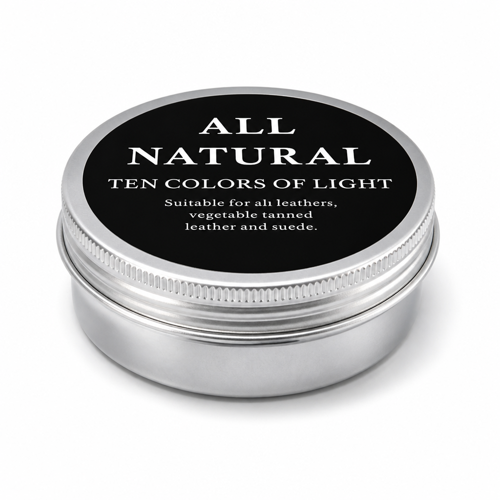 Plant-Based Waterproof Leather & Wood Polish (50g Tin)