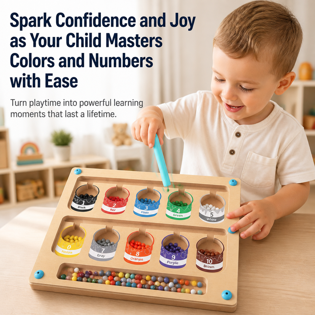 Brillomaze™ — Spark Confidence and Joy as Your Child Masters Colors and Numbers with Ease