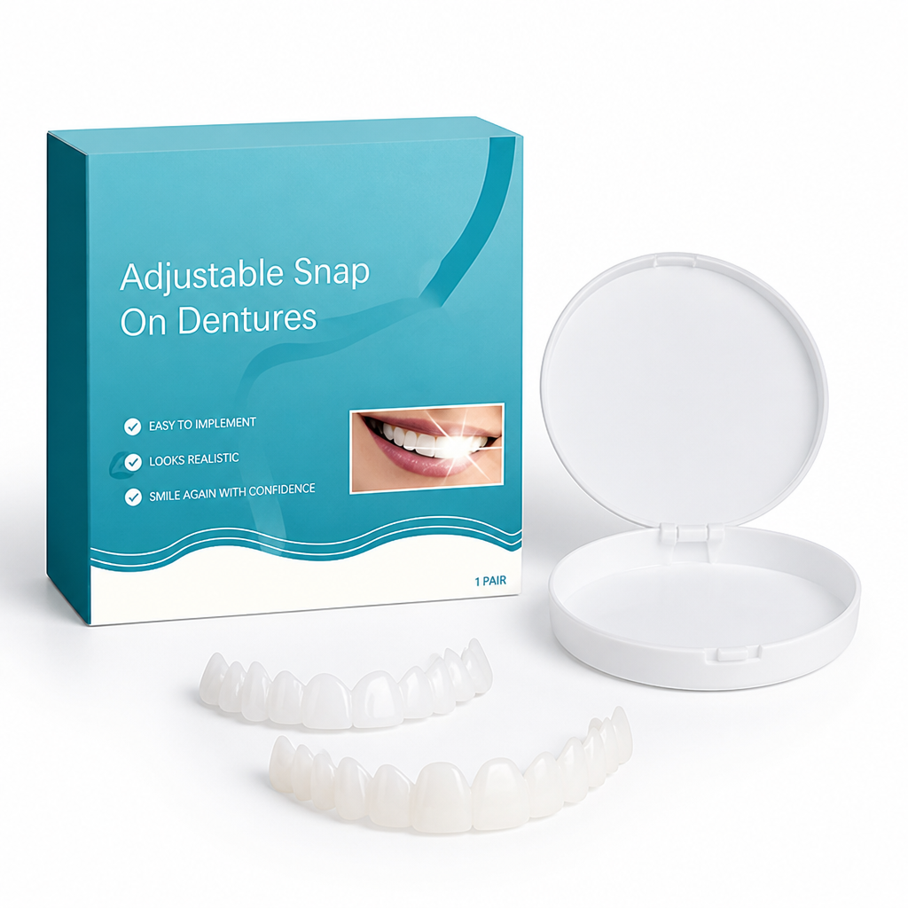 Adjustable Easy-Install Dental Braces (Upper & Lower Set)