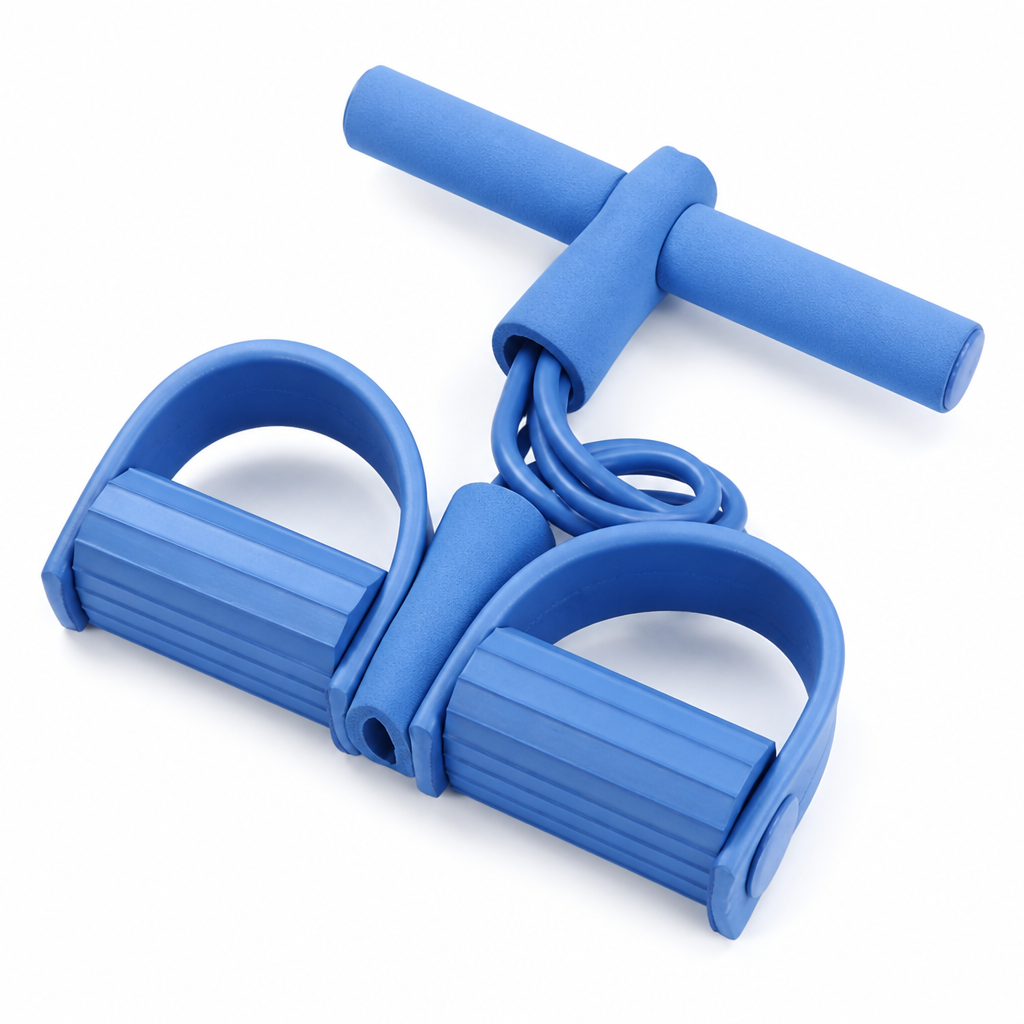 Thickened Latex & Non-Slip Foot Pedal Resistance Band Trainer