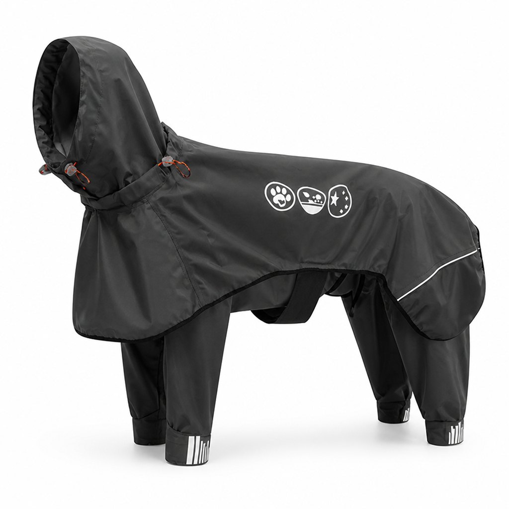 Waterproof Reflective Dog Raincoat (Four-Leg Full Coverage)