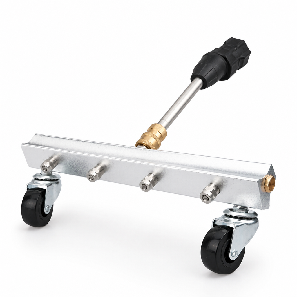 High-Pressure Stainless Steel Undercarriage Cleaner (4 Nozzles)