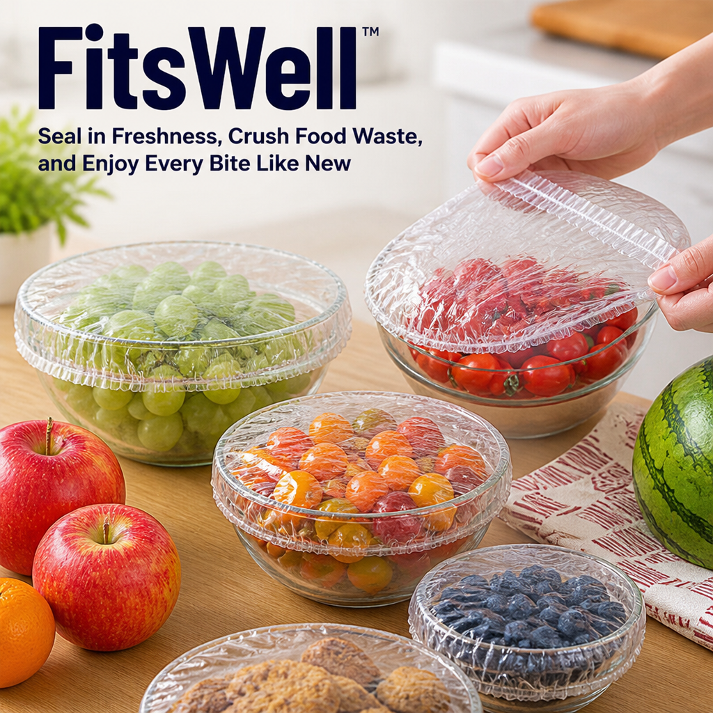 FitsWell™ — Seal in Freshness, Crush Food Waste, and Enjoy Every Bite Like New