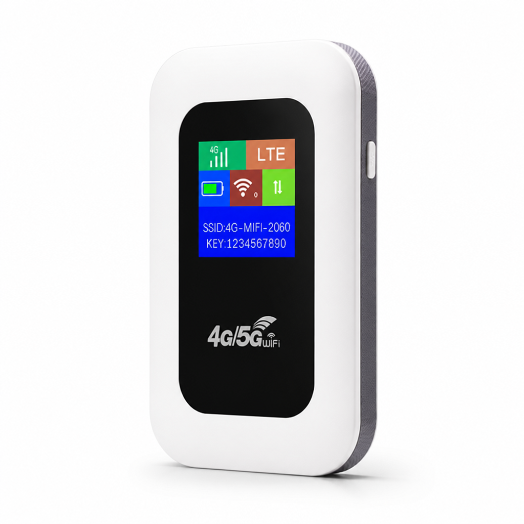 Pocket-Sized 5G SIM-Compatible Wi-Fi Router